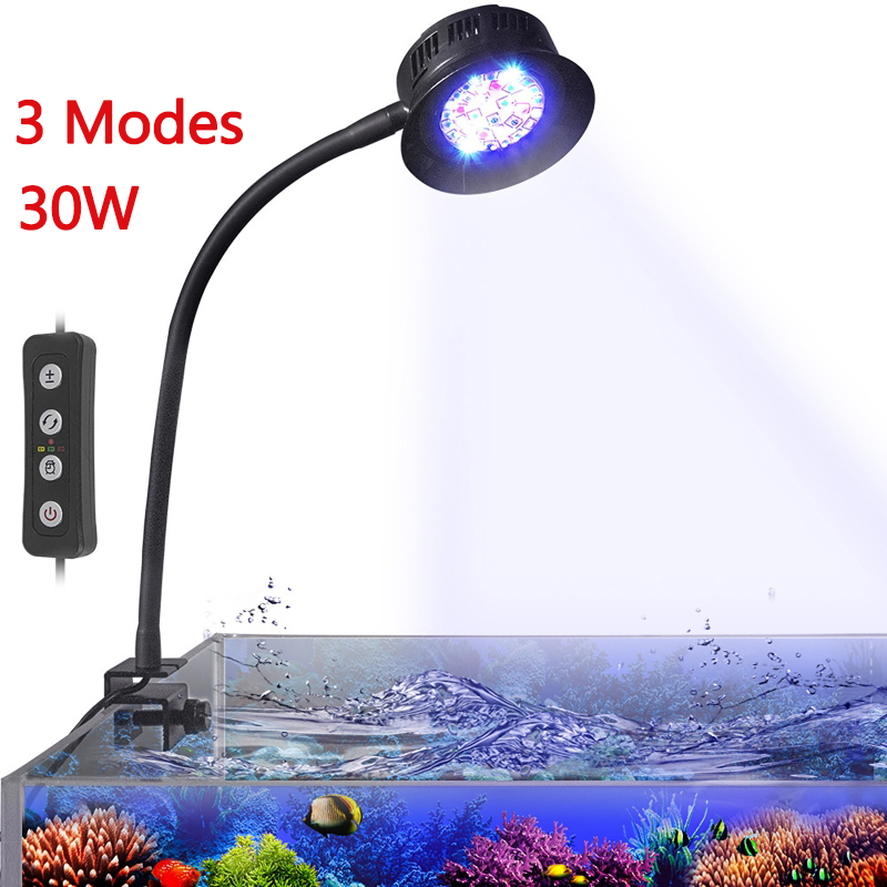 Marine Aquarium Timing - 30 واط حوض السمك LED الشعاب