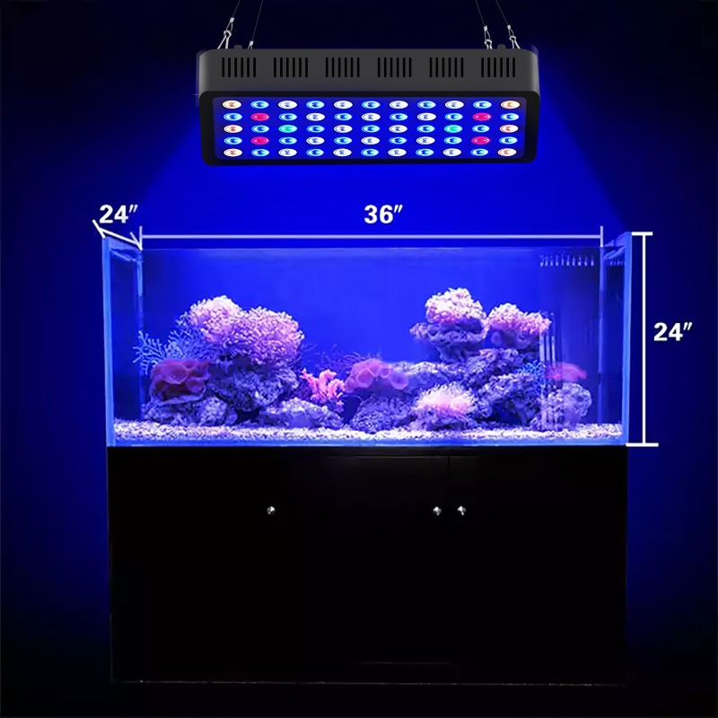 Marine Aquarium Timing - إضاءة حوض السمك 165 واط مع
