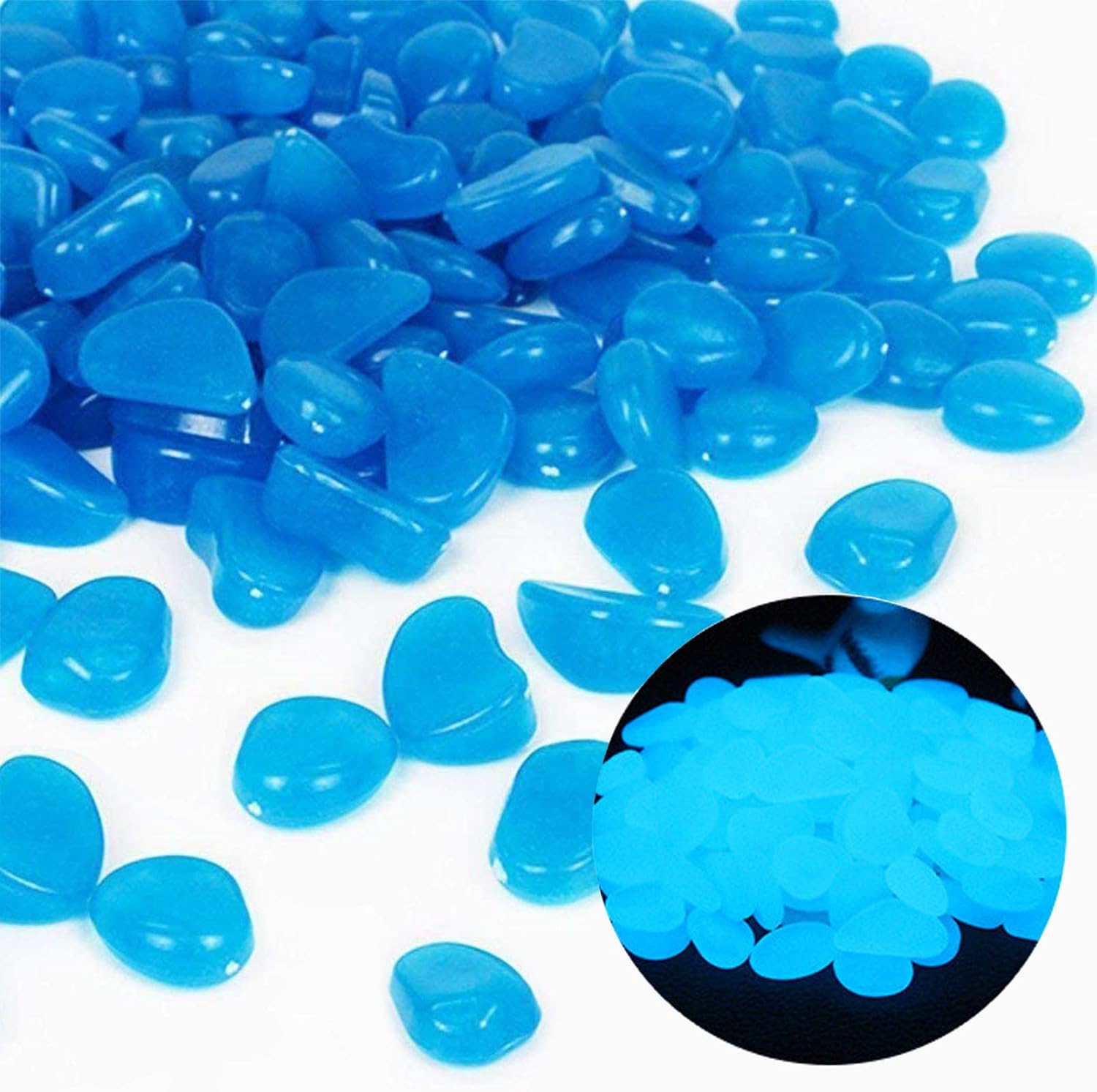 Aquarium Marine Stone - حوض السمك الصخور توهج الحصى الزرقاء