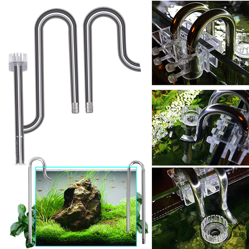 Aquarium Marine Filter - جديد خزان الأسماك زنبق الأنابيب الفولاذ