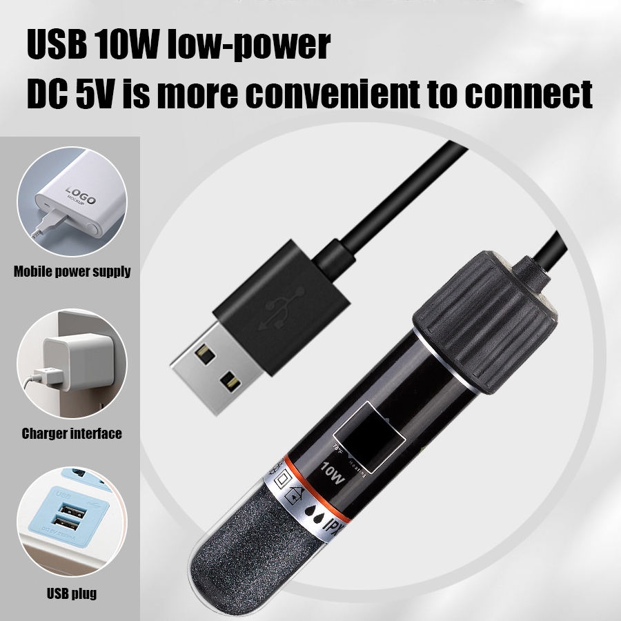 قضيب تسخين USB صغير لحوض الأسم - مراجعة Marine Aquarium Nano وسعره