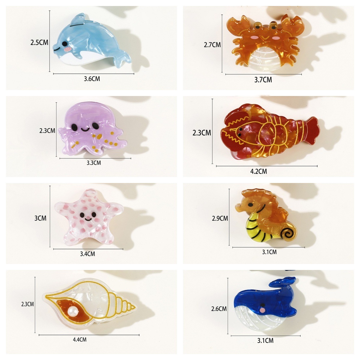 مشابك شعر نسائية بتصميم حيوانا - مراجعة Marine Aquarium Decorations وسعره
