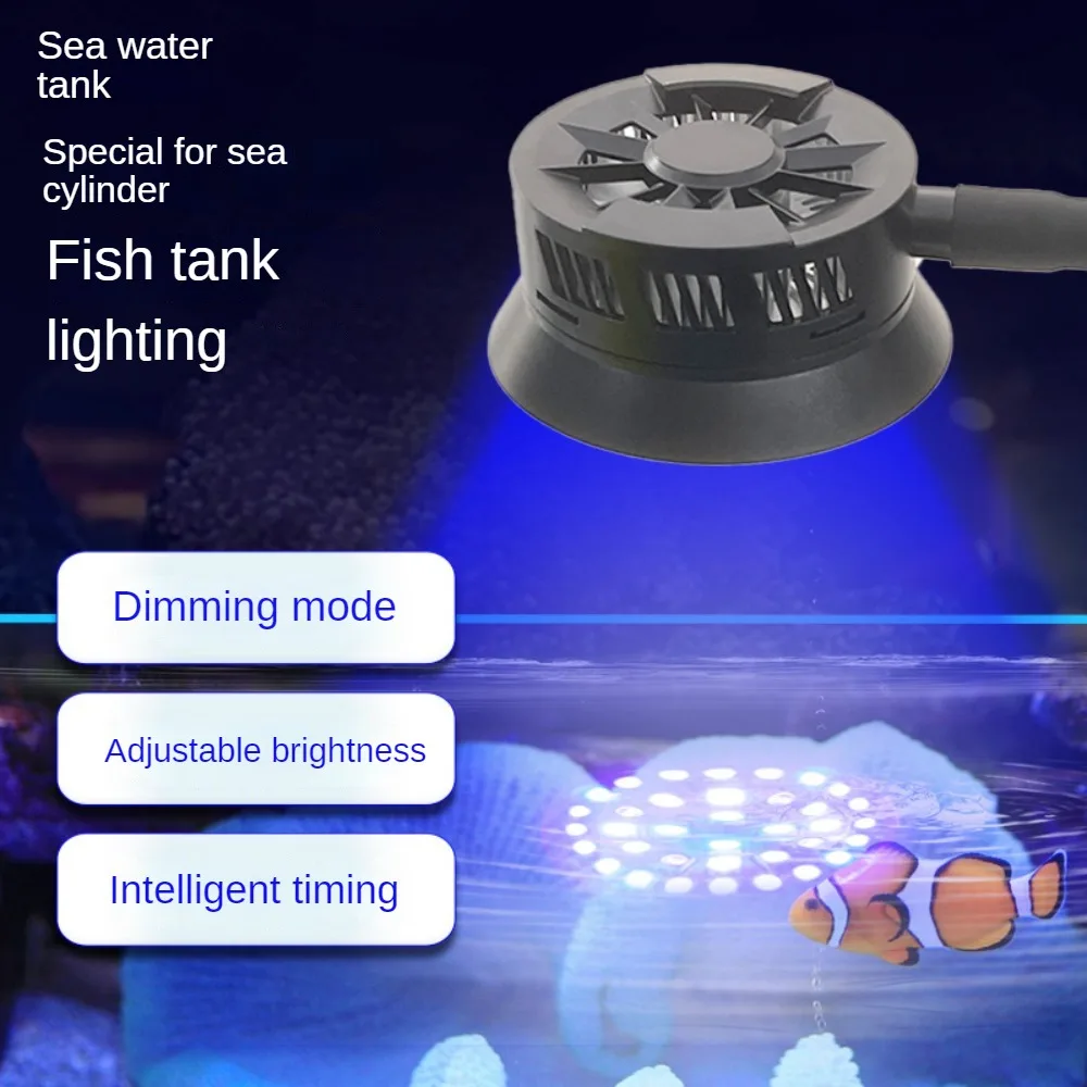 LED خزان الأسماك ضوء المياه ال - مراجعة Marine Aquarium Timing وسعره