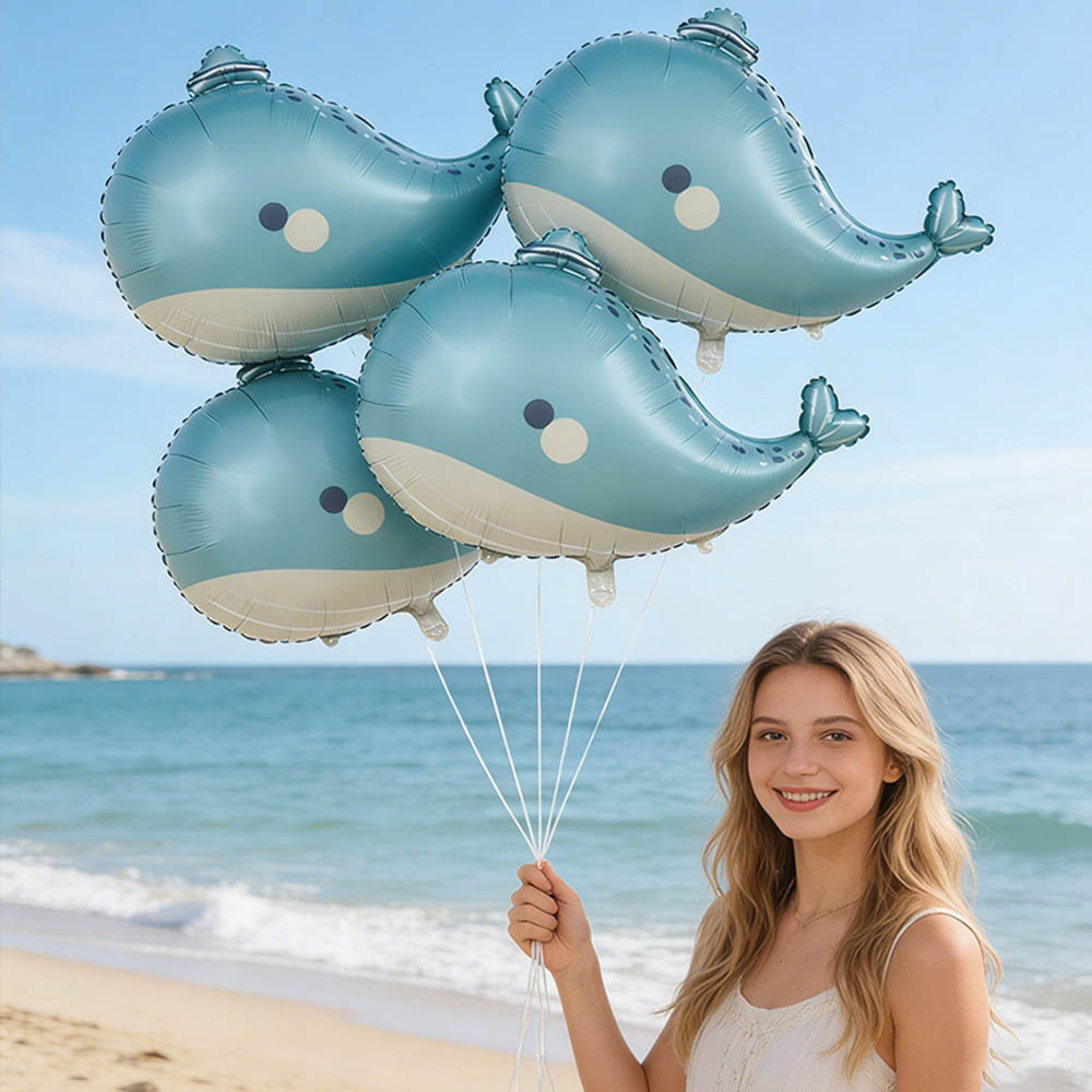 مجموعة من 5 بالونات رقائقية عل - مراجعة Marine Aquarium Decorations وسعره
