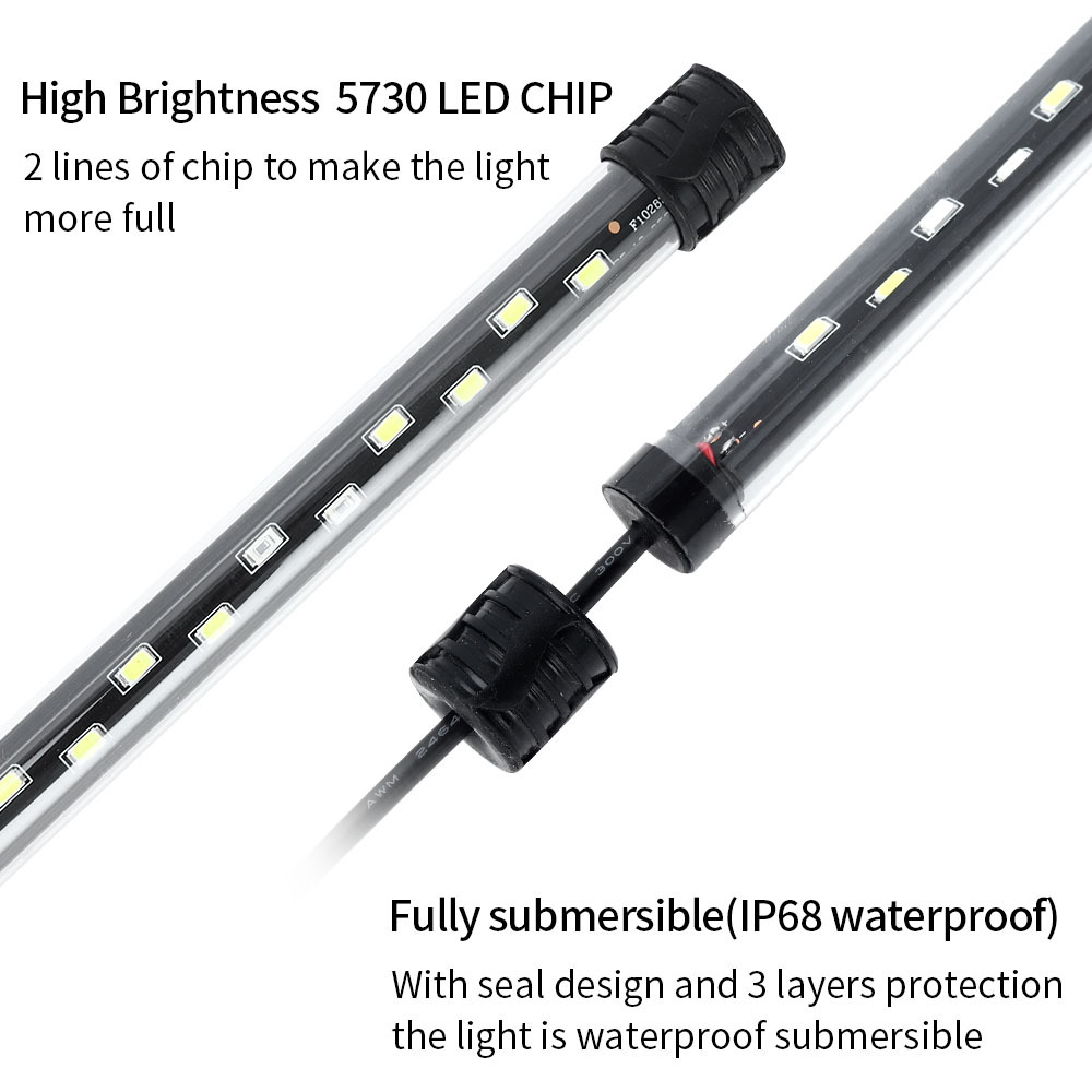 90-260 فولت حوض السمك ضوء LED  - مراجعة Marine Aquarium Nano وسعره