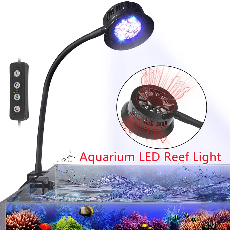 30 واط حوض السمك خزان الأسماك  - مراجعة Marine Aquarium Timing وسعره